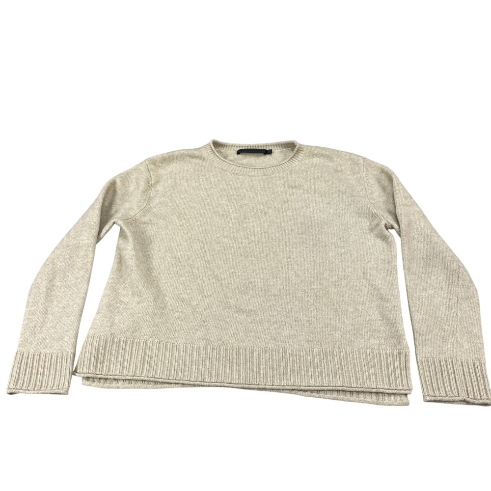 Jenni Kayne Cream Crewneck Sweater